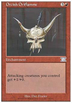 Orcish Oriflamme (Classic 6th Edition) Light Play