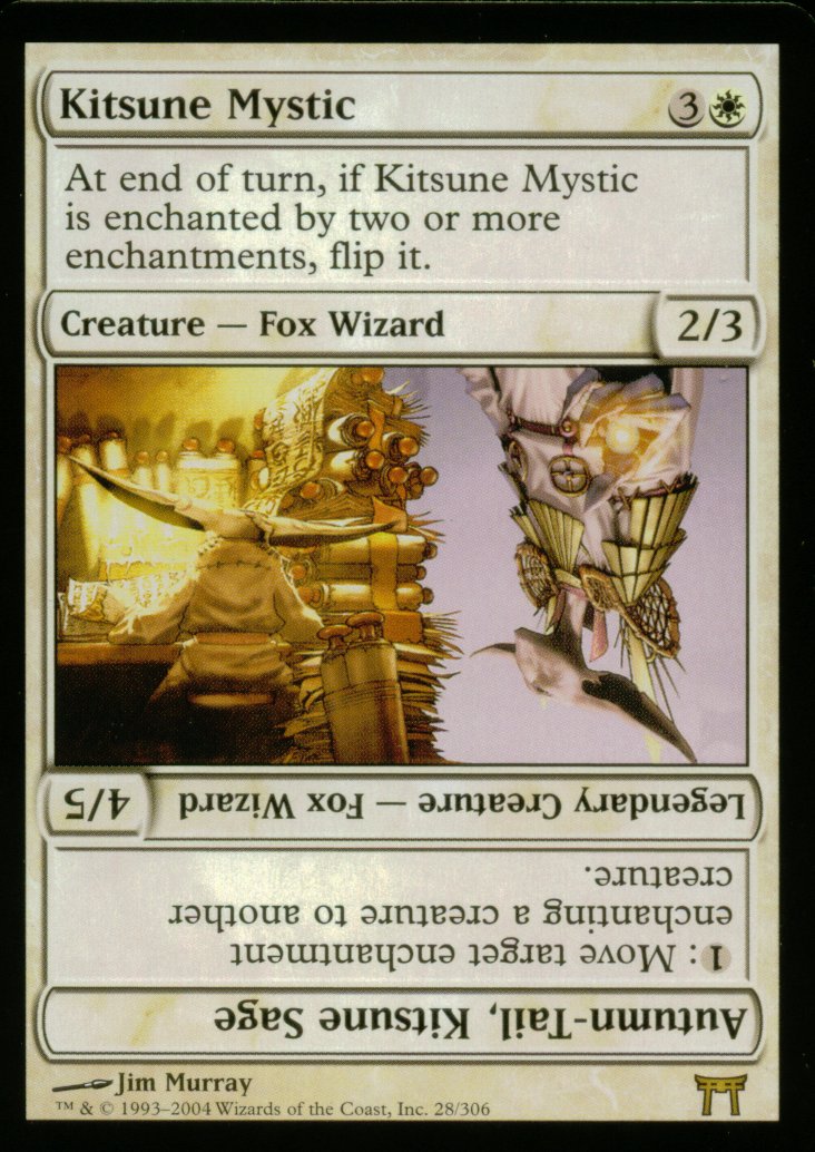Kitsune Mystic (Champions of Kamigawa) Light Play