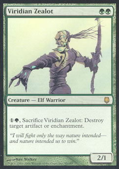 Viridian Zealot (Darksteel) Light Play Foil