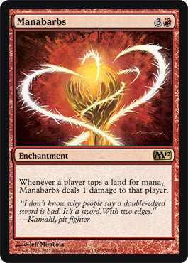 Manabarbs (Magic 2012 Core Set) Near Mint Foil
