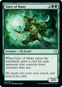 Voice of Many (Commander 2019) Near Mint