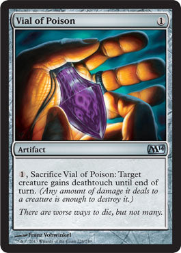 Vial of Poison (Magic 2014 Core Set) Near Mint Foil