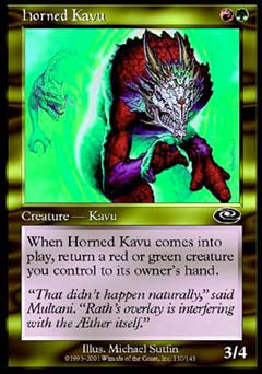 Horned Kavu (Planeshift) Near Mint Foil