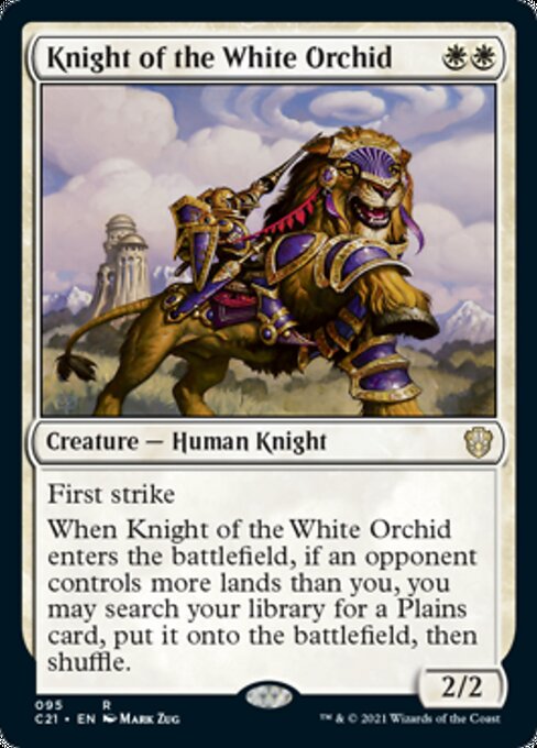 Knight of the White Orchid (Commander 2021 Strixhaven) Near Mint