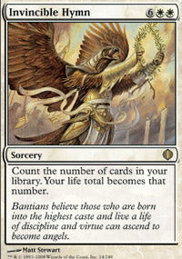 Invincible Hymn (Shards of Alara) Near Mint Foil
