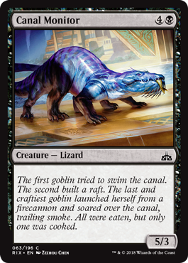 Canal Monitor (Rivals of Ixalan) Near Mint
