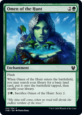 Omen of the Hunt (Theros Beyond Death) Near Mint