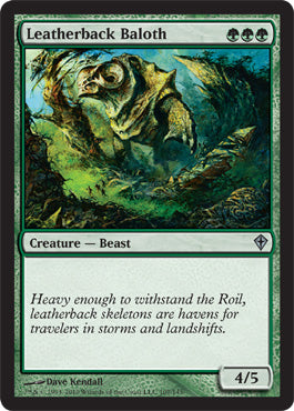 Leatherback Baloth (Worldwake) Near Mint