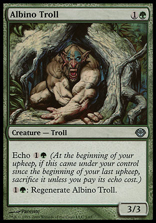Albino Troll (Duel Decks: Garruk vs Liliana) Near Mint