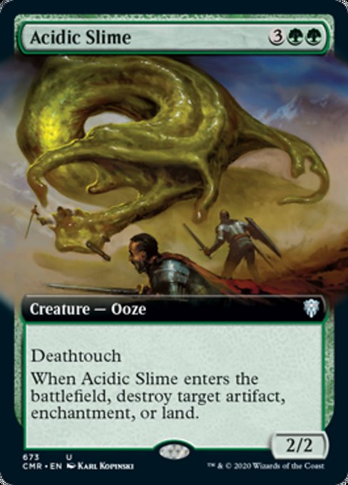 Acidic Slime (Extended Art) (Commander Legends) Near Mint