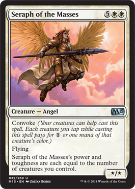 Seraph of the Masses (Magic 2015 Core Set) Near Mint