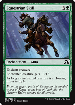 Equestrian Skill (Shadows Over Innistrad) Near Mint