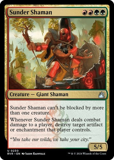 Sunder Shaman (Ravnica Remastered) Near Mint