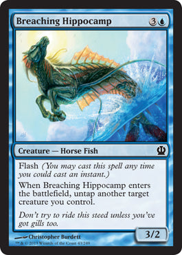 Breaching Hippocamp (Theros) Near Mint Foil