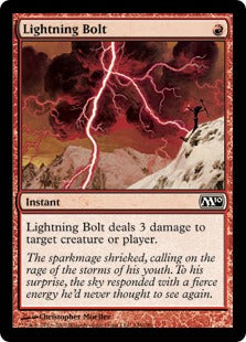 Lightning Bolt (Magic 2010 Core Set) Light Play