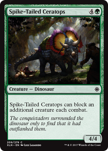 Spike-Tailed Ceratops (Ixalan) Near Mint