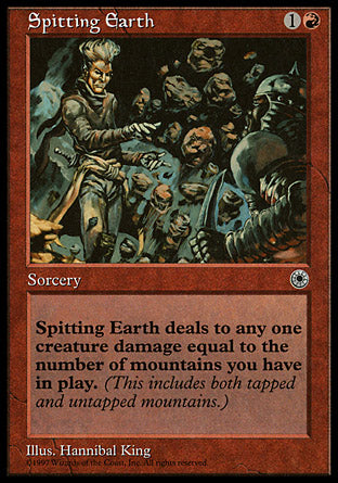 Spitting Earth (Portal) Near Mint