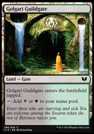 Golgari Guildgate (Commander 2015) Near Mint