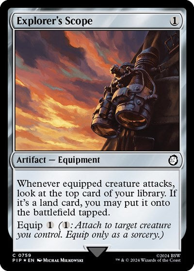 Explorer's Scope (Surge Foil) (Universes Beyond: Fallout) Near Mint