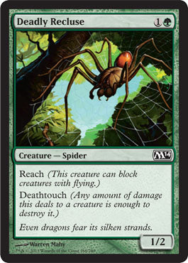 Deadly Recluse (Magic 2014 Core Set) Near Mint