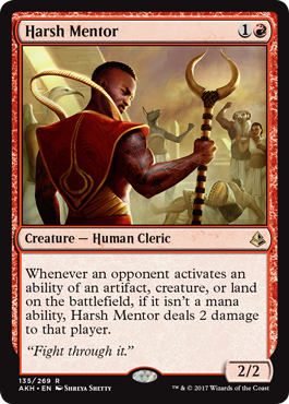 Harsh Mentor (Amonkhet) Near Mint Foil