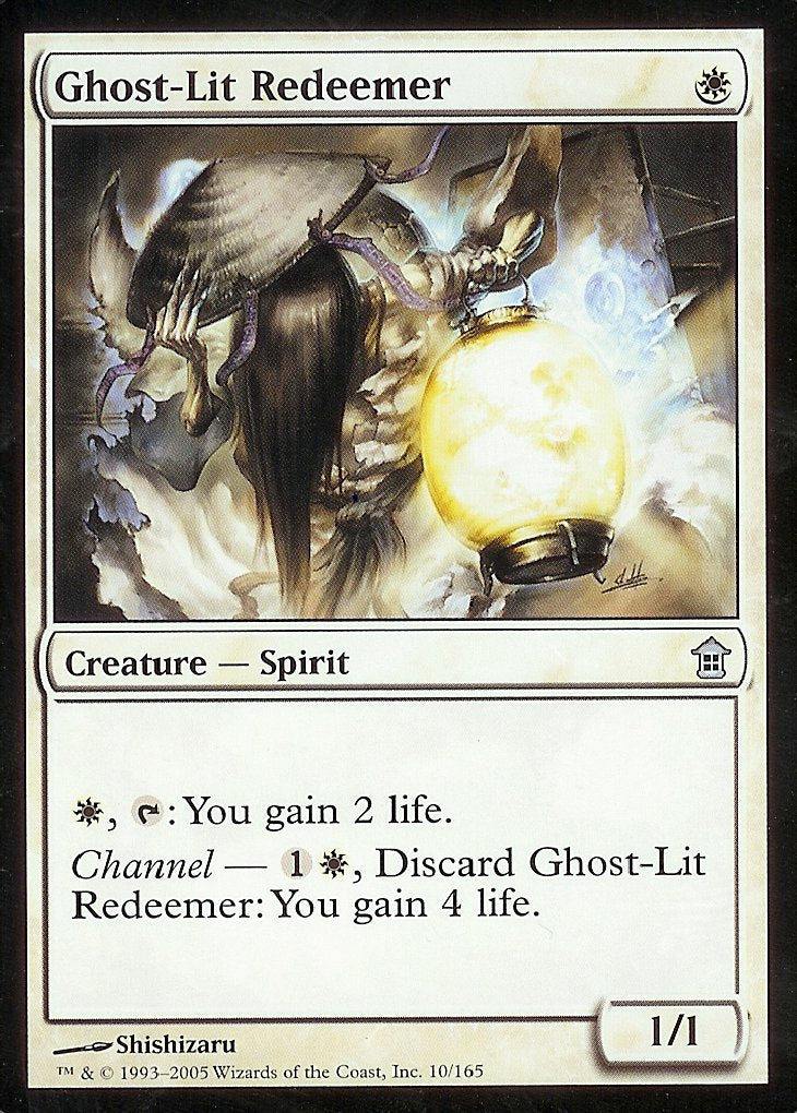 Ghost-Lit Redeemer (Saviors of Kamigawa) Near Mint Foil