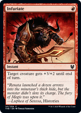 Infuriate (Theros Beyond Death) Near Mint Foil