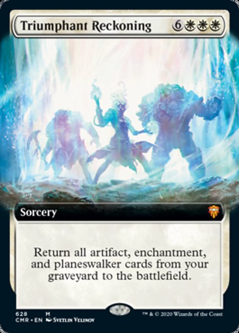 Triumphant Reckoning (Extended Art) (Commander Legends) Near Mint