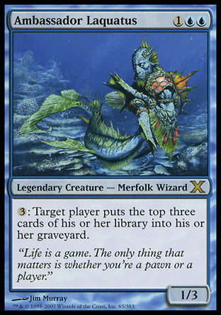 Ambassador Laquatus (10th Edition) Near Mint Foil