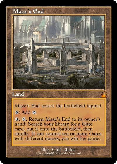 Maze's End (Retro Frame) (Ravnica Remastered) Near Mint