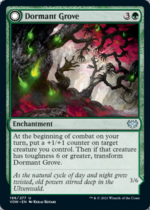 Dormant Grove / Gnarled Grovestrider (Innistrad: Crimson Vow) Near Mint
