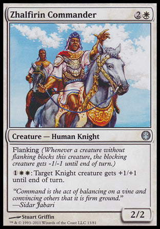Zhalfirin Commander (Duel Decks: Knights vs Dragons) Near Mint