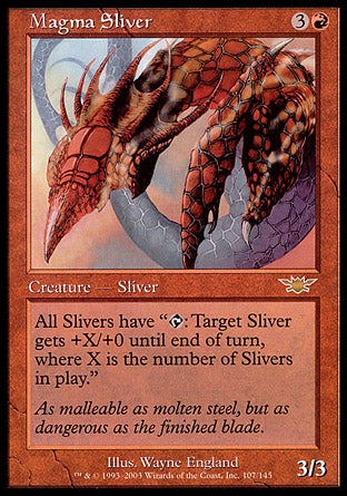 Magma Sliver (Legions) Near Mint Foil