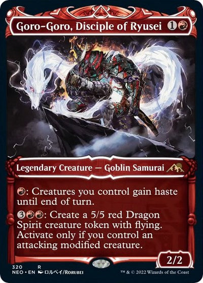 Goro-Goro, Disciple of Ryusei (Showcase) (Kamigawa: Neon Dynasty) Near Mint