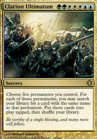 Clarion Ultimatum (Shards of Alara) Light Play Foil